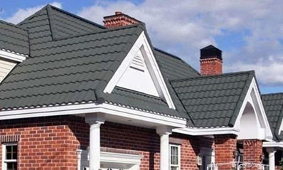 彩石金属瓦农村自建房山东临沂案例